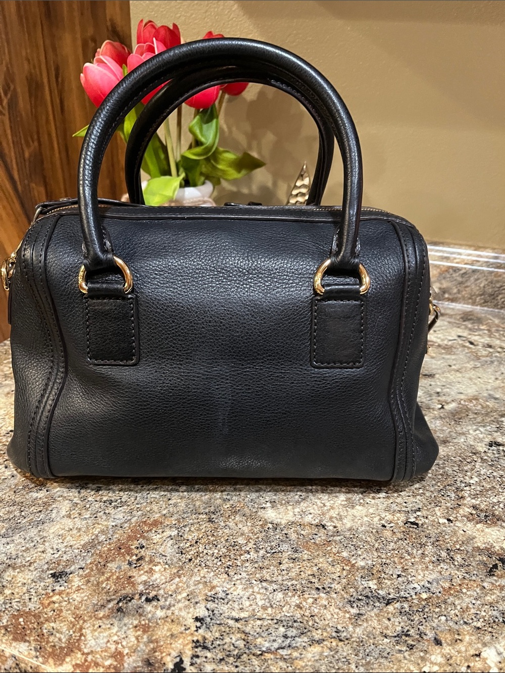 MCM Boston Black leather handbag - Picture 5 of 12